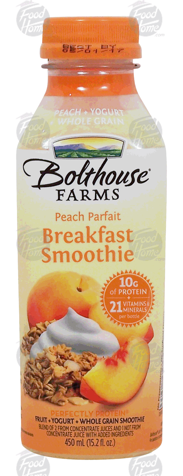 Bolthouse Farms  peach parfait breakfast smoothie Full-Size Picture